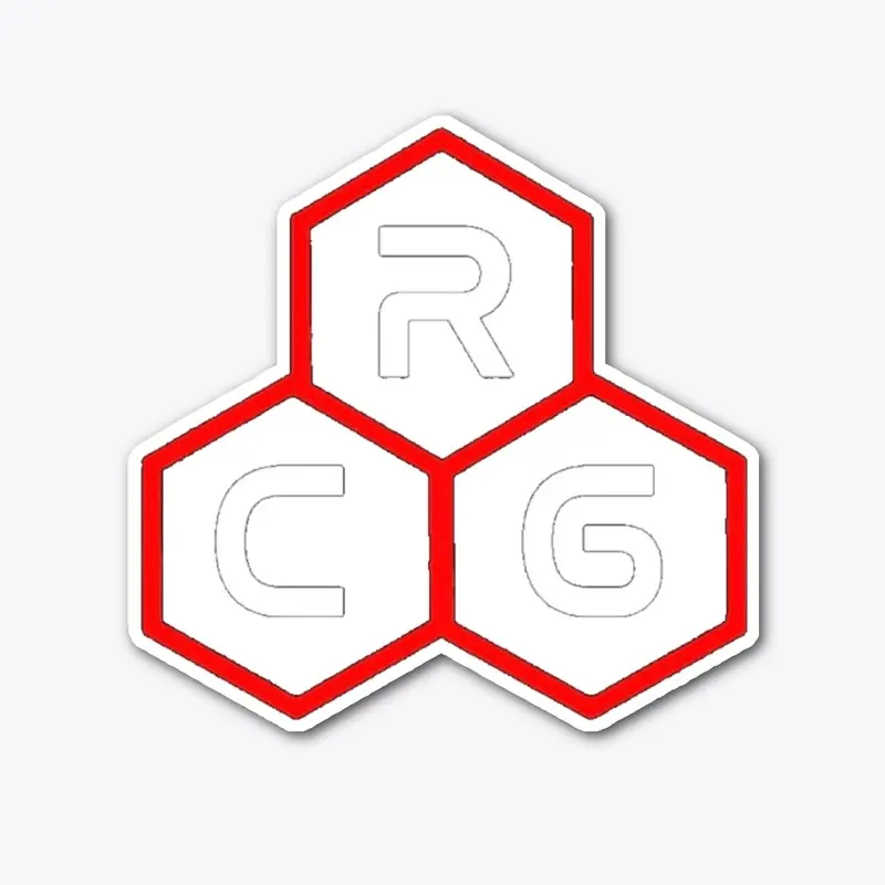 RCG Honeycomb Logo - White backing