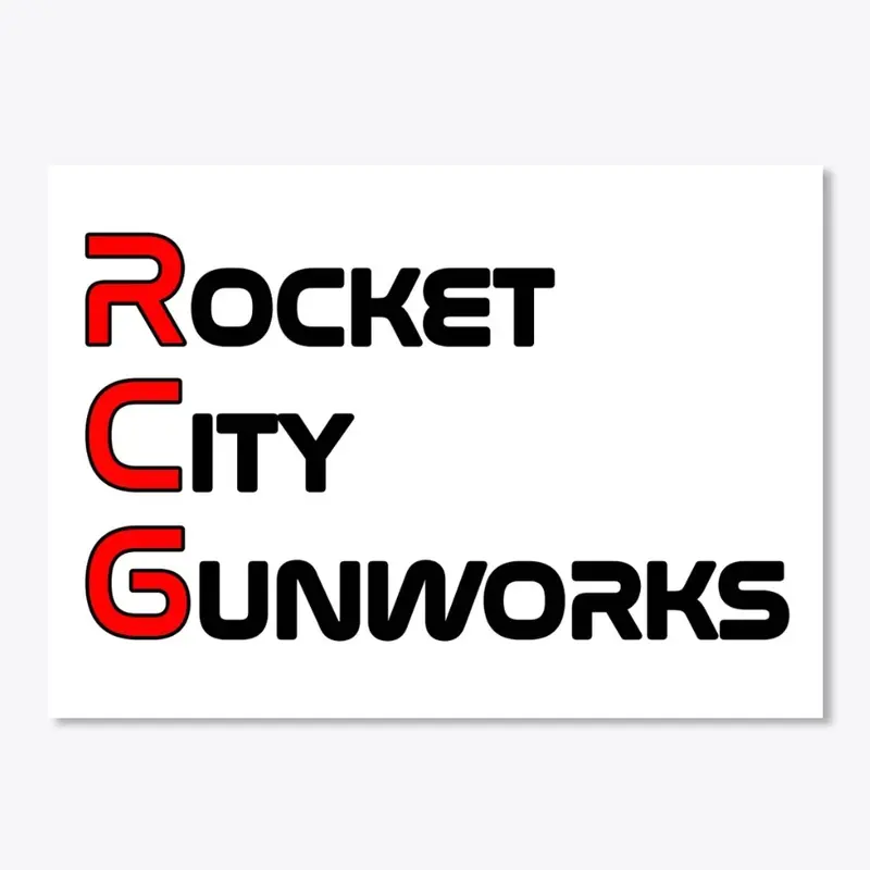 Rocket City Gun Works Label